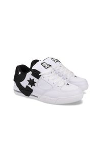DC Shoes - Buty DC DC COMMAND Biały. Kolor: niebieski. Materiał: skóra, syntetyk, materiał. Szerokość cholewki: normalna. Sport: turystyka piesza #1