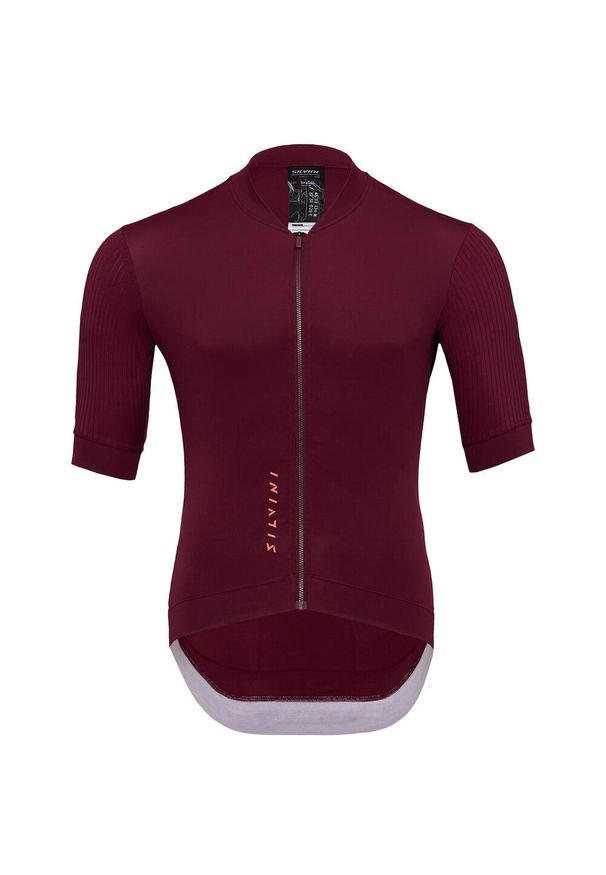 Koszulka Silvini Trafoi. Kolor: czerwony, fioletowy, brązowy, wielokolorowy. Sport: kolarstwo