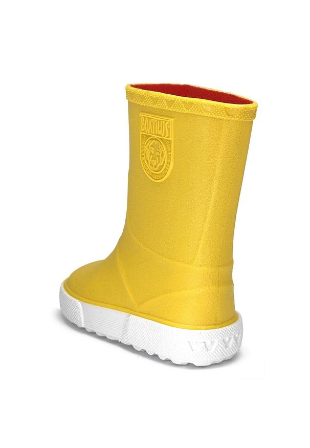 Boatilus - Kalosze dziecięce BOATILUS NAUTIC RAIN BOOT. Kolor: żółty