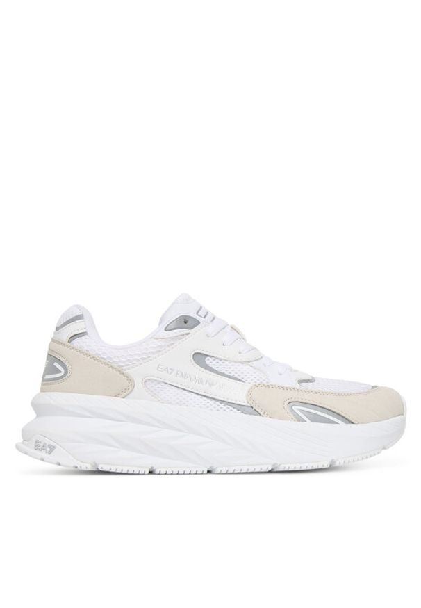 EA7 Emporio Armani Sneakersy 7X000342 AF18617 M0196 Biały. Kolor: biały. Materiał: skóra