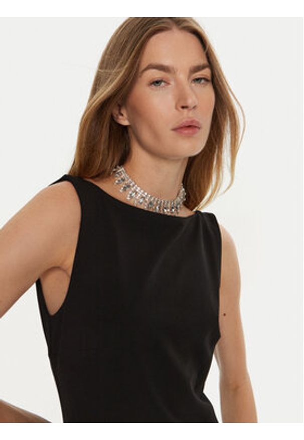 Rinascimento Sukienka wieczorowa CFC0119999003 Czarny Slim Fit. Kolor: czarny. Materiał: syntetyk. Styl: wizytowy