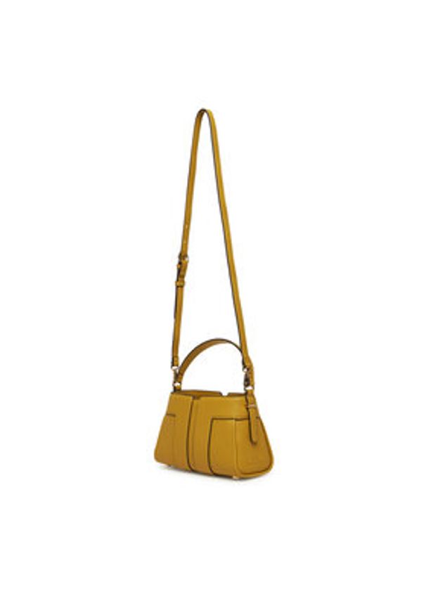 Elisabetta Franchi Torebka BS-06A-51E2-V400 Żółty. Kolor: żółty. Materiał: skórzane