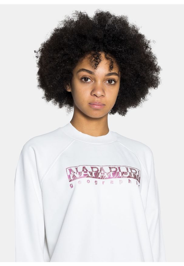 Bluza damska Napapijri Bilea Sweatshirt (NP0A4FAD0021). Kolor: biały