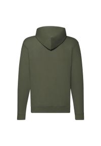 FRUIT OF THE LOOM - Klasyczna Kurtka Z Kapturem Dla Dorosłych Unisex. Typ kołnierza: kaptur. Kolor: zielony