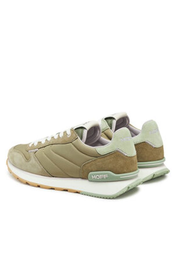 HOFF Sneakersy Xanthos 12517008 Khaki. Kolor: brązowy. Materiał: zamsz, skóra