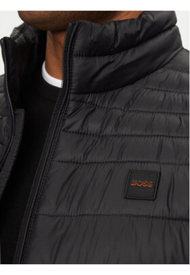 BOSS Bezrękawnik Odeno2 50530966 Czarny Slim Fit. Kolor: czarny. Materiał: syntetyk. Długość rękawa: bez rękawów