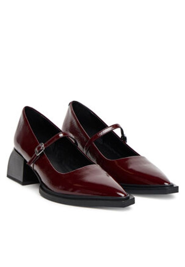 Vagabond Shoemakers Czółenka Vivian 5553-060-38 Bordowy. Kolor: czerwony. Materiał: skóra, lakier