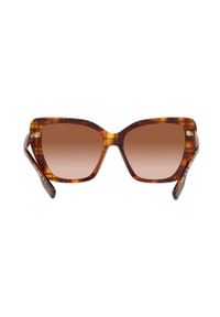 Burberry okulary przeciwsłoneczne damskie kolor brązowy. Kolor: brązowy