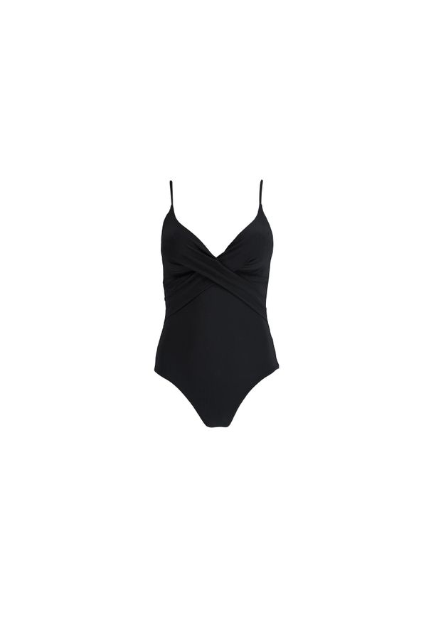 Damski jednoczęściowy kostium kąpielowy Barts Solid. Kolor: czarny
