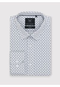 Pako Lorente - PAKO LORENTE – Biała koszula męska w mikrowzór. Kolor: biały. Materiał: bawełna, elastan. Długość rękawa: długi rękaw. Długość: długie #3