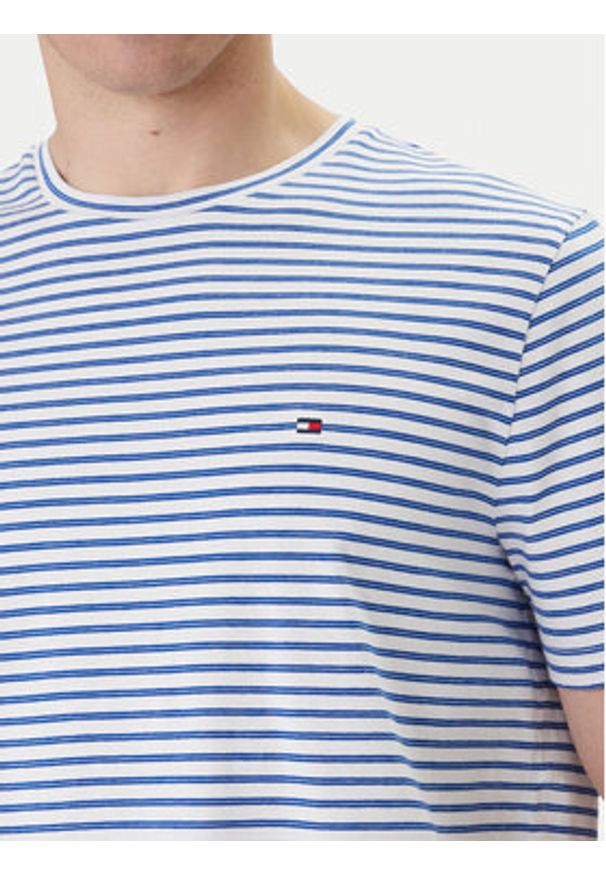TOMMY HILFIGER - Tommy Hilfiger T-Shirt Ess Seasonal MW0MW40923 Niebieski Regular Fit. Kolor: niebieski. Materiał: bawełna