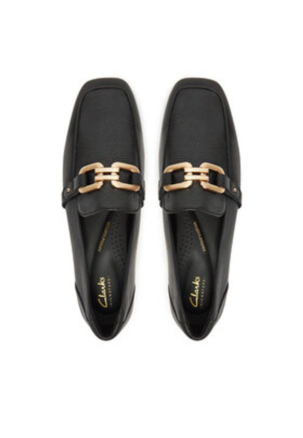 Clarks Loafersy Ubree15 Lily 26181332 Czarny. Kolor: czarny. Materiał: skóra