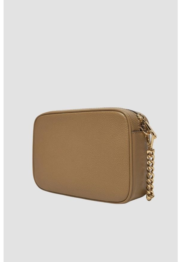 Michael Kors - MICHAEL KORS Brązowa listonoszka skórzana. Kolor: brązowy. Materiał: skórzane. Styl: elegancki, klasyczny, casual