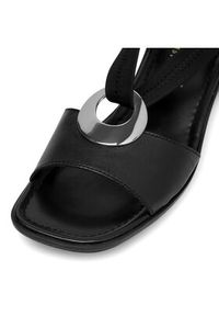Rieker Sandały 62662-01 Czarny. Kolor: czarny. Materiał: skóra #9