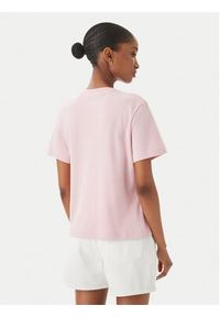 TOMMY HILFIGER - Tommy Hilfiger T-Shirt Logo Interlock WW0WW48707 Różowy jasny Regular Fit. Kolor: różowy. Materiał: bawełna #2