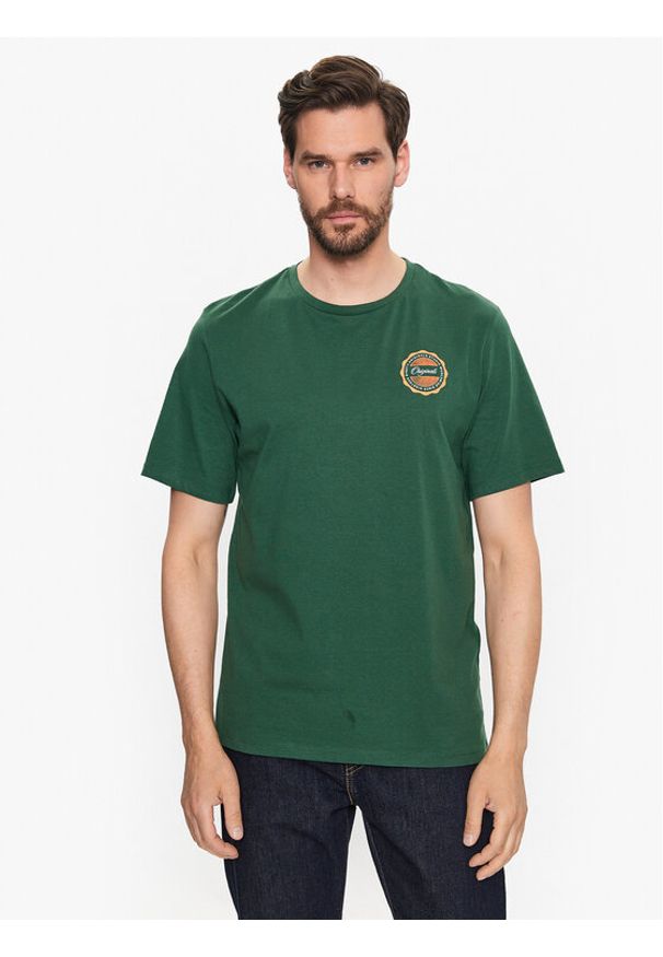 Jack & Jones - Jack&Jones T-Shirt Booster 12232997 Zielony Standard Fit. Kolor: zielony. Materiał: bawełna