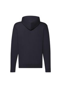 FRUIT OF THE LOOM - Klasyczna Kurtka Z Kapturem Dla Dorosłych Unisex. Typ kołnierza: kaptur. Kolor: niebieski