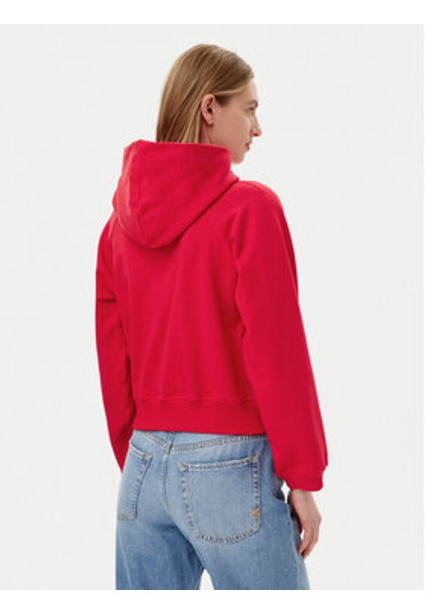 JOOP! Jeans Bluza Tinna 30046176 Czerwony Regular Fit. Kolor: czerwony. Materiał: bawełna