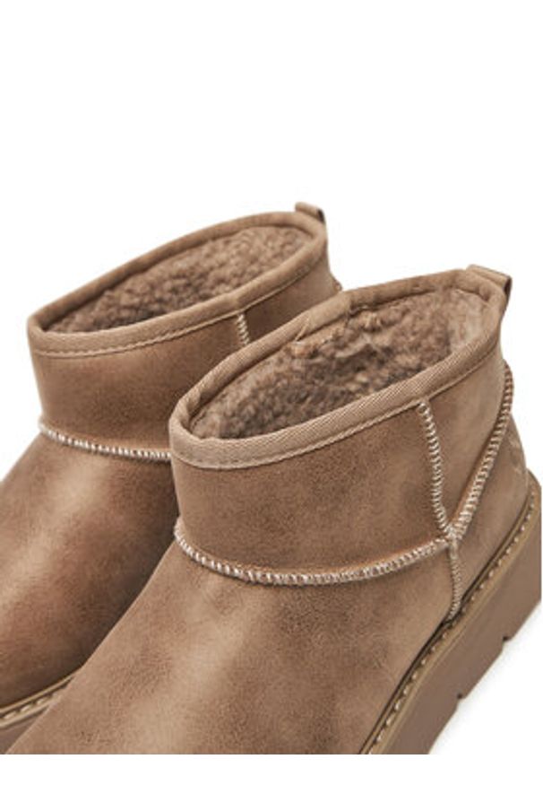 skechers - Skechers Śniegowce Keepsakes Lite 169018/TPE Brązowy. Kolor: brązowy. Materiał: skóra