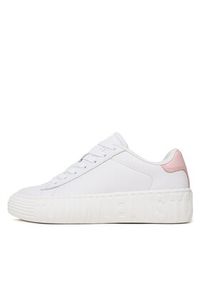 Tommy Jeans Sneakersy New Cupsole Leather EN0EN02137 Biały. Kolor: biały. Materiał: skóra