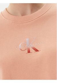 Calvin Klein Jeans Bluza Gradient Monologo J20J225360 Koralowy Regular Fit. Kolor: pomarańczowy. Materiał: bawełna. Wzór: gradientowy #5