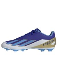 Adidas - Buty adidas X Crazyfast Club Messi FxG ID0724 niebieskie. Zapięcie: sznurówki. Kolor: niebieski. Materiał: materiał. Szerokość cholewki: normalna. Wzór: ze splotem. Sport: piłka nożna #5