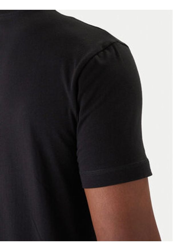 TOMMY HILFIGER - Tommy Hilfiger T-Shirt UM0UM03362 Czarny Regular Fit. Kolor: czarny. Materiał: bawełna