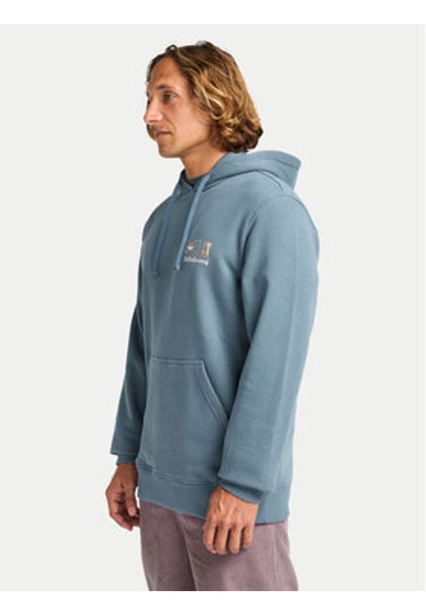 Billabong Bluza Foundation Po EBYSF00175 Niebieski Regular Fit. Kolor: niebieski. Materiał: bawełna