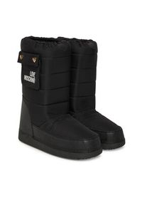 Love Moschino - LOVE MOSCHINO Śniegowce JA24452G0NISL000 Czarny. Kolor: czarny. Materiał: materiał