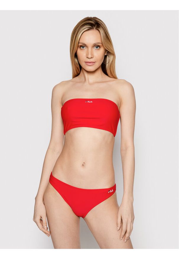 Bikini Fila. Kolor: czerwony. Materiał: syntetyk