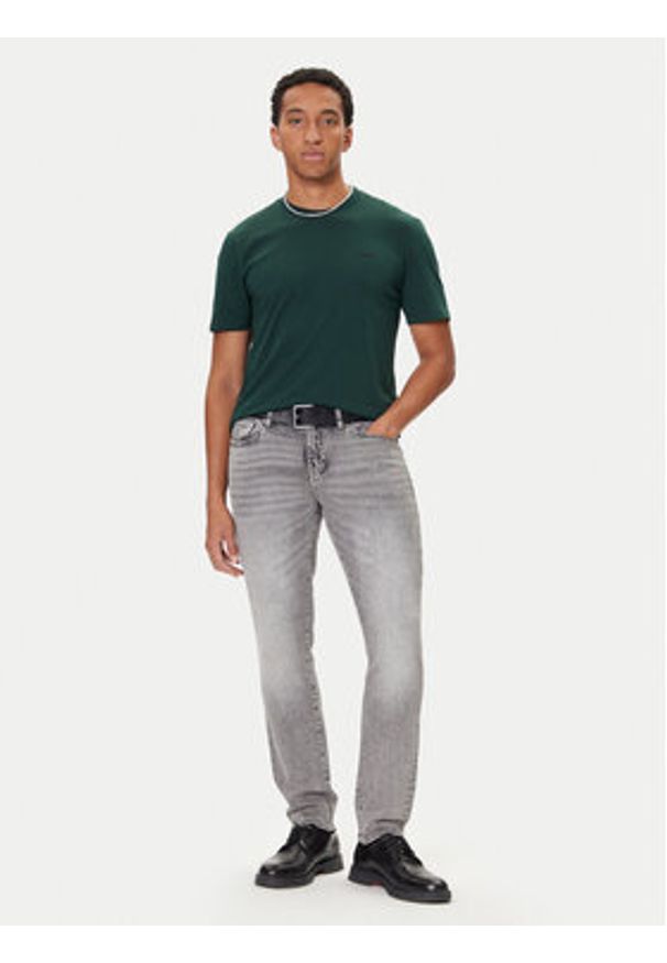 Hugo - HUGO T-Shirt Dero222 50466158 Zielony Regular Fit. Kolor: zielony. Materiał: bawełna