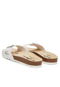 Pepe Jeans Klapki PLS90615 Biały. Kolor: biały. Materiał: skóra #3
