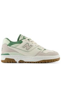 Buty damskie New Balance BBW550HK - beżowe. Okazja: na co dzień. Kolor: beżowy. Materiał: skóra, syntetyk, materiał. Szerokość cholewki: normalna #1