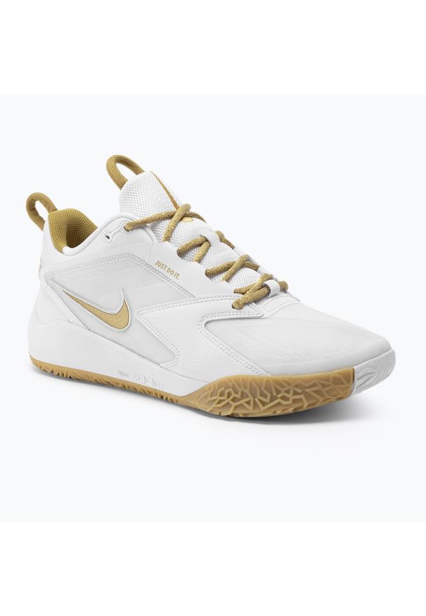 Buty siatkarskie Nike Zoom Hyperace 3. Kolor: biały, wielokolorowy, żółty. Model: Nike Zoom. Sport: turystyka piesza