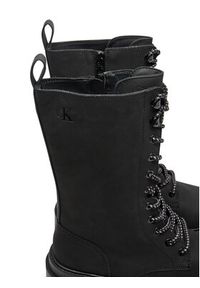 Calvin Klein Jeans Trapery YW0YW01683 Czarny. Kolor: czarny. Materiał: skóra #4