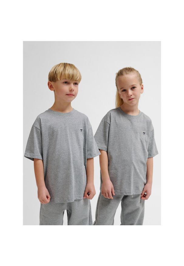 Koszulka dla dzieci Hummel Bee Loose. Kolor: szary. Sport: joga i pilates