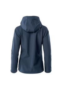 Hi-tec - Kurtka Softshellowa Damska Neti. Kolor: czerwony, niebieski, wielokolorowy. Materiał: softshell. Sport: turystyka piesza
