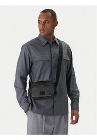 Hugo - HUGO Saszetka 50558454 Czarny. Kolor: czarny. Materiał: skóra #1