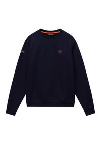 Bluza męska Napapijri B-Badge C Sum. Kolor: niebieski