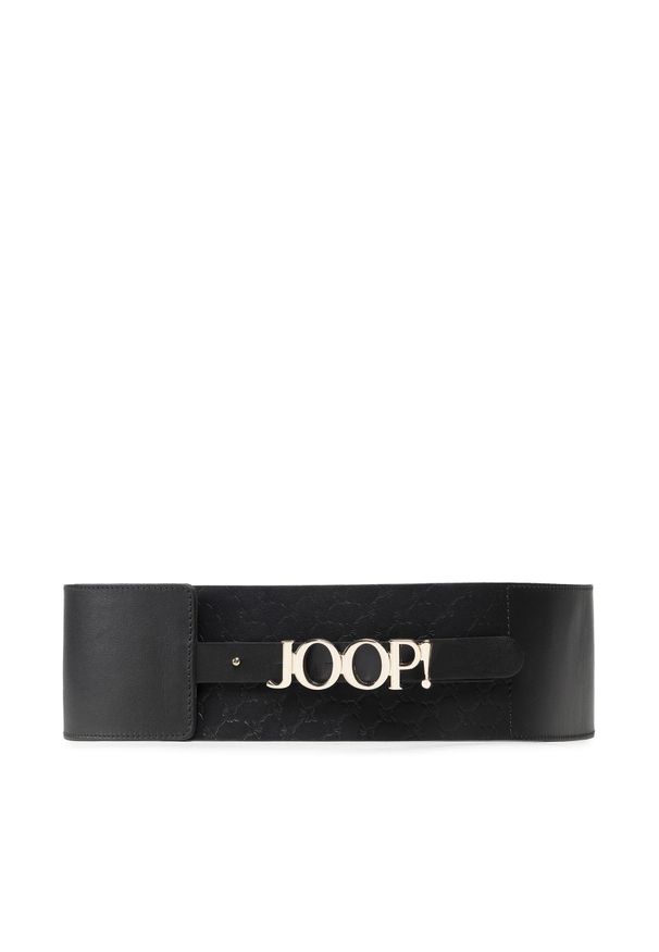 Pasek Damski JOOP! 8368 Black 001. Kolor: czarny. Materiał: skóra