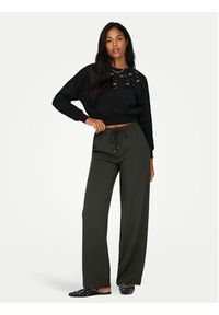 only - ONLY Spodnie materiałowe Ginny 15331492 Brązowy Wide Leg. Kolor: brązowy. Materiał: syntetyk #5