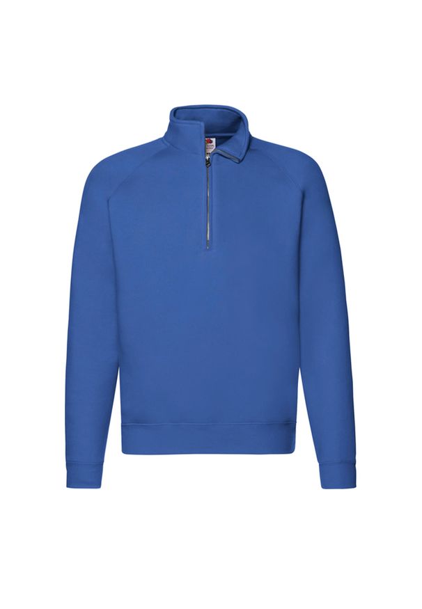 FRUIT OF THE LOOM - Bluza Męska Premium Z Zamkiem Błyskawicznym. Kolor: niebieski