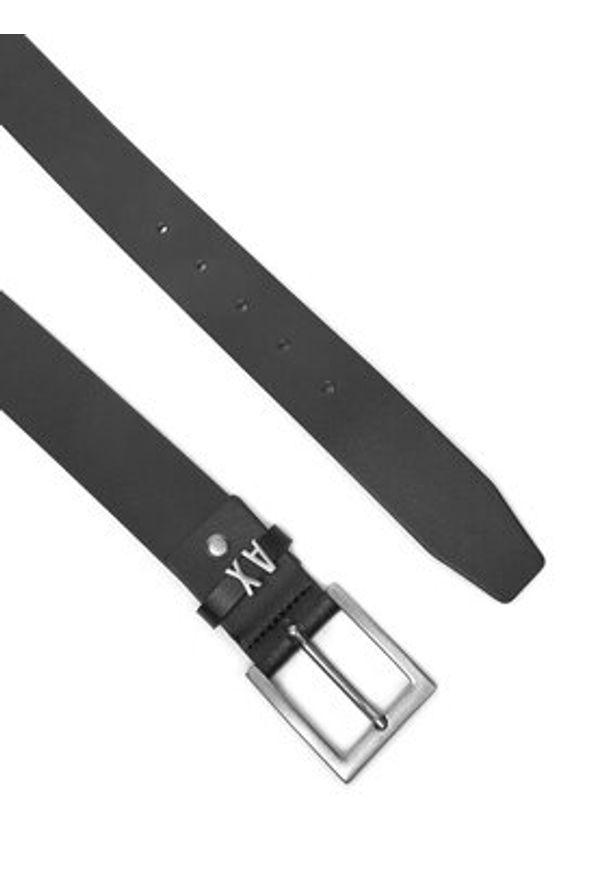 Armani Exchange Pasek Męski XM000606 AF12704 UC001 Czarny. Kolor: czarny. Materiał: skóra