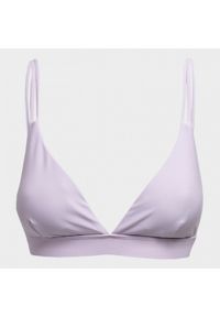 outhorn - Góra od bikini - fioletowa. Kolor: fioletowy. Materiał: poliester, poliamid, elastan, materiał #5
