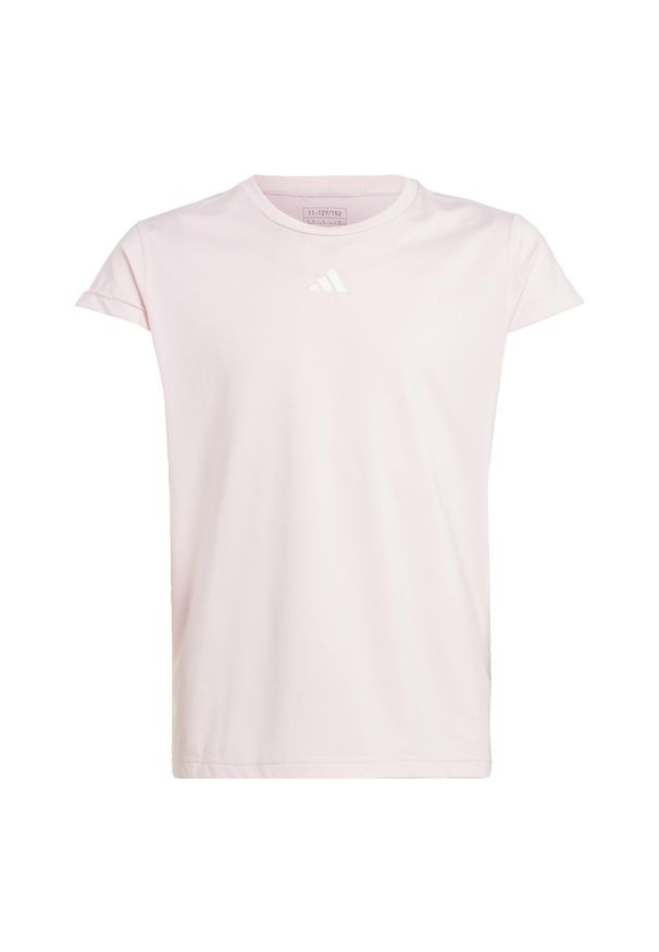 Adidas - Training AEROREADY 3-Stripes Tee. Kolor: biały, wielokolorowy, różowy, szary. Materiał: materiał