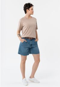 Volcano - Krótkie szorty jeansowe E-LUMIA. Materiał: jeans. Długość: krótkie. Sezon: lato. Styl: klasyczny #1