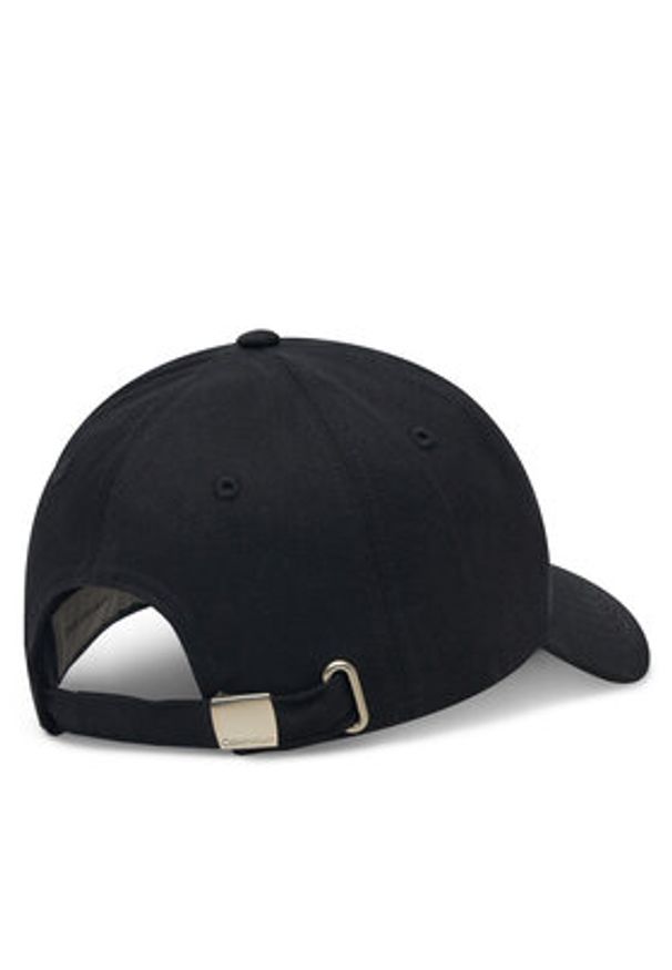 Calvin Klein Jeans Czapka z daszkiem Embroidered Monogram Cap LV04K5024G Czarny. Kolor: czarny. Materiał: bawełna