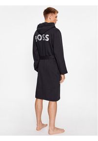 BOSS - Boss Szlafrok Be Bold Robe 50501663 Czarny. Kolor: czarny. Materiał: bawełna