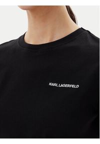 Karl Lagerfeld Jeans T-Shirt A2W17097 Czarny Regular Fit. Kolor: czarny. Materiał: bawełna #4