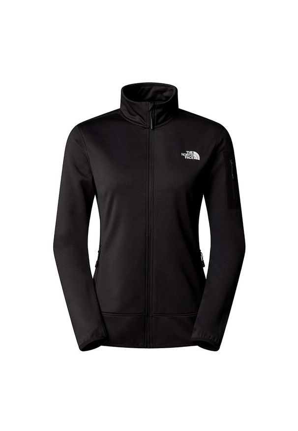 Bluza damska The North Face Mistyescape 0A8BRKKX71 - czarna. Kolor: czarny. Materiał: poliester, materiał, elastan. Styl: klasyczny, sportowy. Sport: narciarstwo
